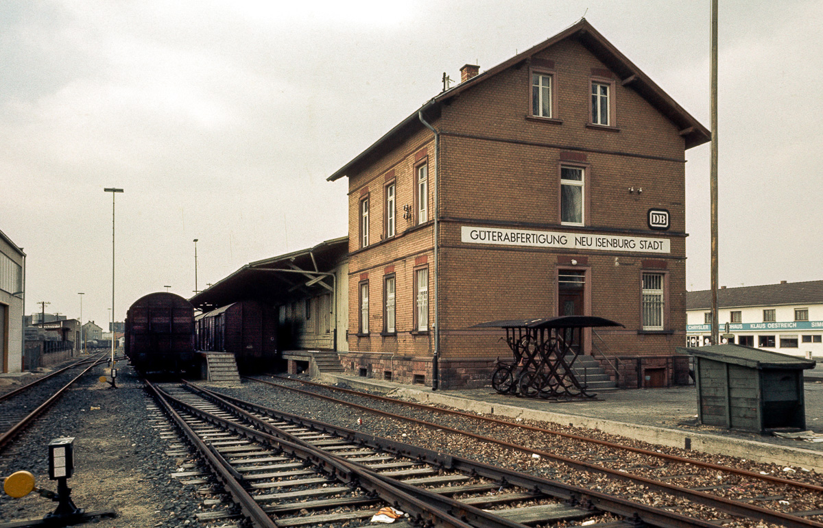 Güterabfertigung Neu Isenburg Stadt, ca. 1980